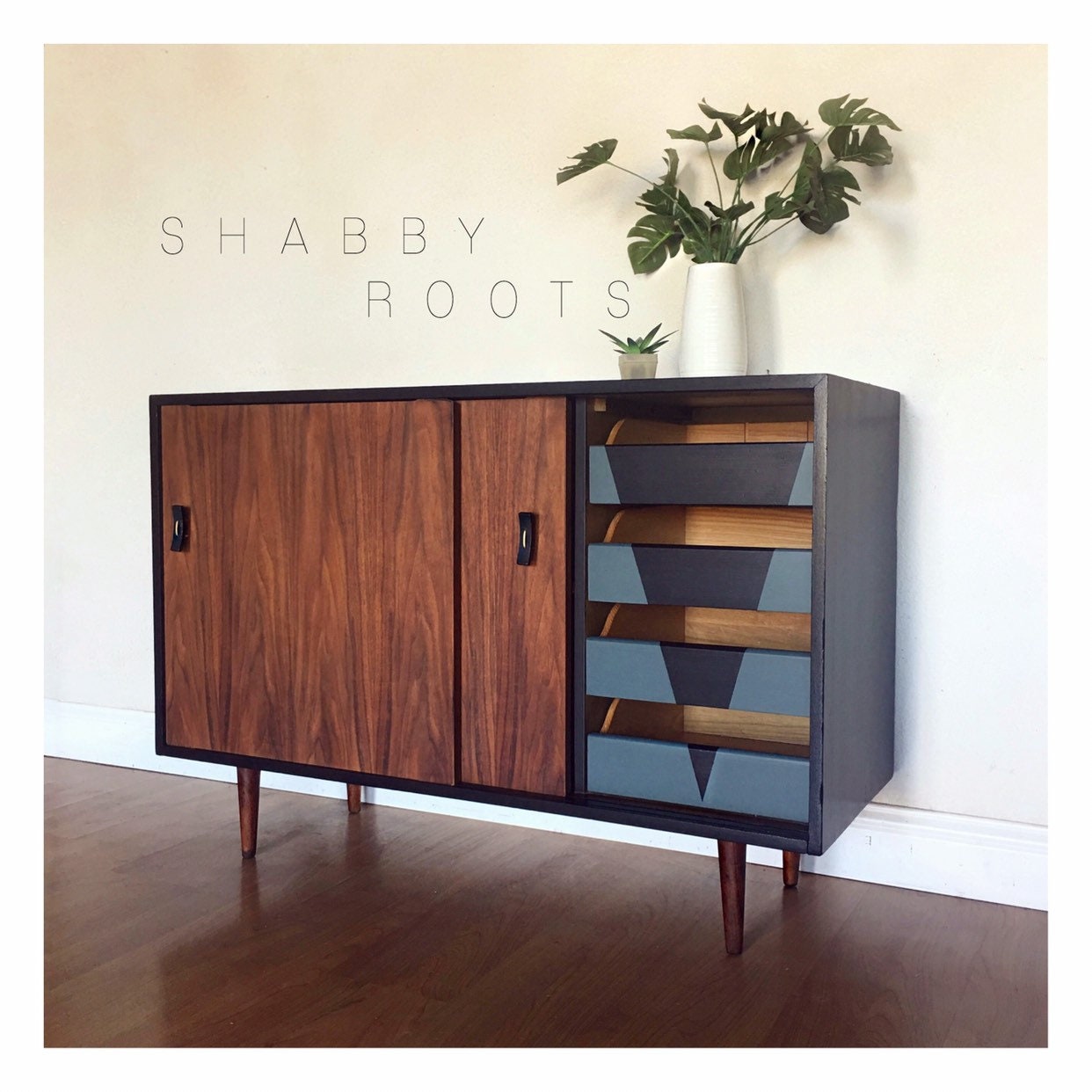 West Elm Credenza Etsy