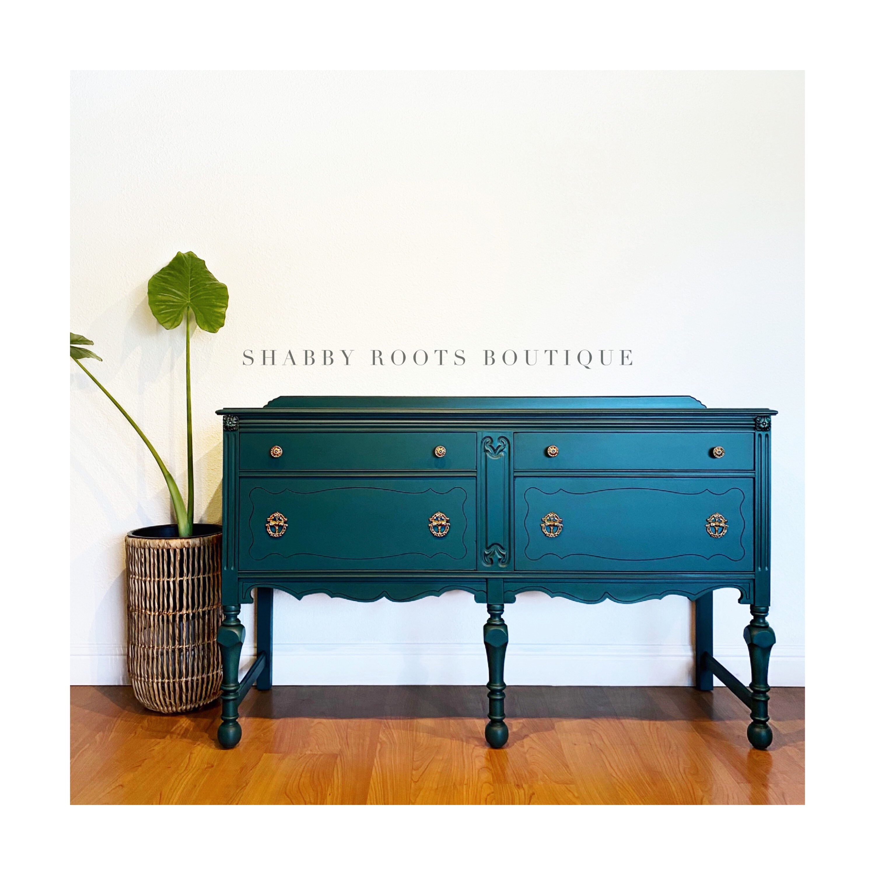Blue online green sideboard