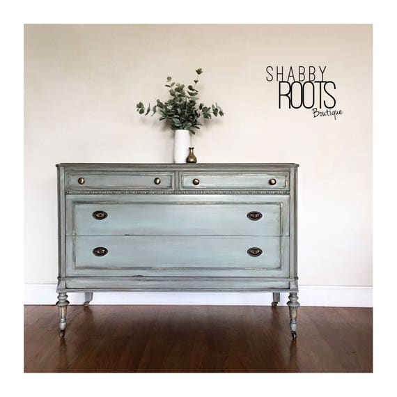 Sold Antique Dresser Chest Of Drawers Shabby Chic Old World Etsy