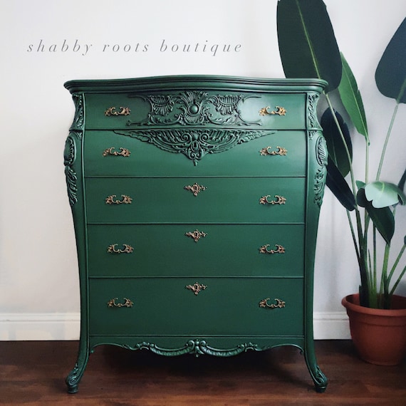 green emerald velvet dress Wilkins Laurel Dresser main image 0
