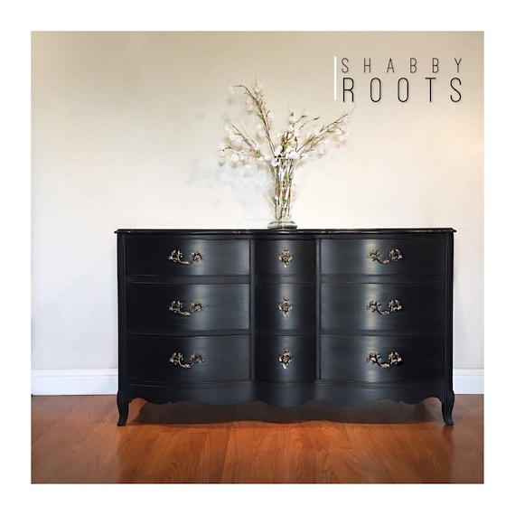 Black and brass dresser discount