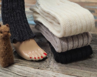 Alpaca leg warmers, yoga socks, thick and cuddly soft. LENGTH 45 cm