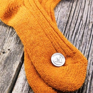 Alpaka Strick Socken Trend Strümpfe Dick Bunt Kuschelsocken Haussocken Winter Herbst Warm Gr.35-45 Bild 5