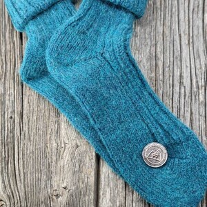 Alpaka Strick Socken Trend Strümpfe Dick Bunt Kuschelsocken Haussocken Winter Herbst Warm Gr.35-45 Bild 8