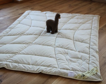 Alpaca quilt" duvet 135 x 200 cm 1100 g. All year round blanket suitable for allergy sufferers*