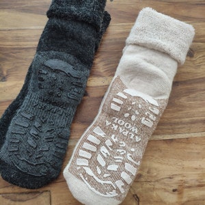 Alpaca hut socks super warm with alpaca wool house socks like slippers winter autumn size 35-46