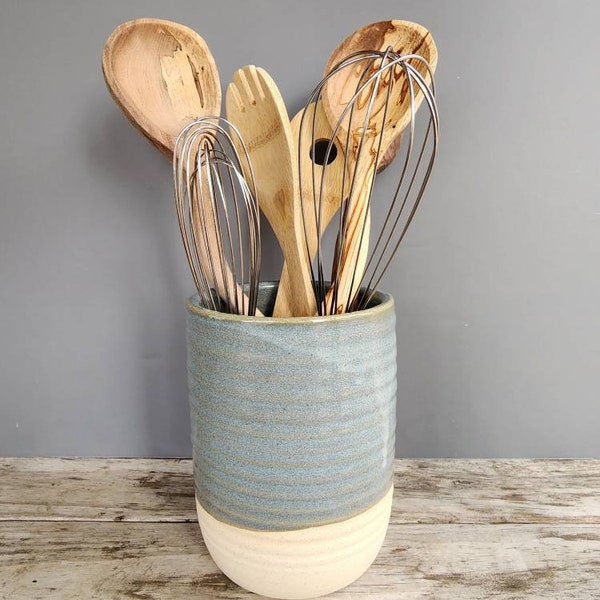 Ceramic Kitchen Utensil Holder Etsy