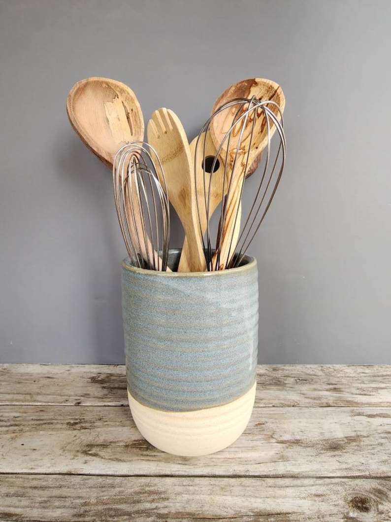 Utensil Holder Seafoam