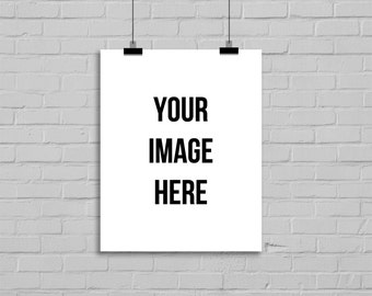 Download Poster Mockup Mockup Poster Digital Poster Mockup Mockup Brick Background Hanging Frame Digital Frame Digital Frame Clips Packaging Psd Mockup Template Yellowimages Mockups