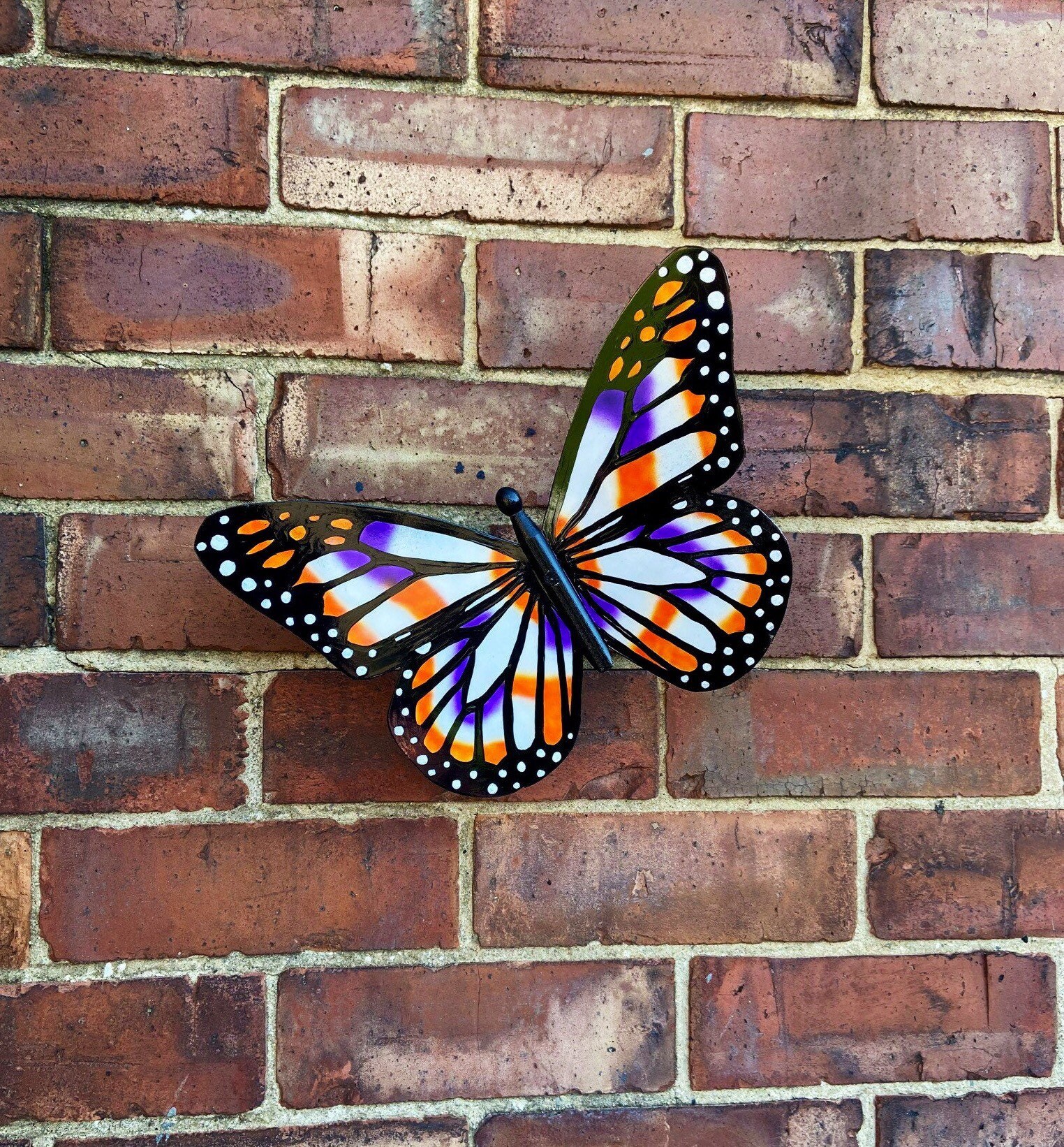 Garden Art Butterfly Wall Art Yard Art Butterfly Plaque | Etsy