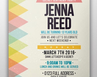 birthday invitation camping invitation