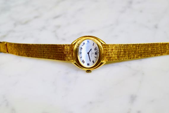 Vintage 18kt Yellow Gold Movado Lady's Wristwatch - image 5