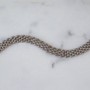 14kt White Gold Diamond Panther Style Bracelet
