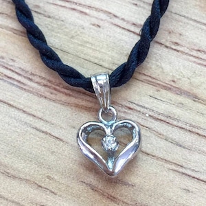 14kt White Or Yellow Gold Diamond Heart Earrings, Ring, And Necklace