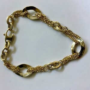 14kt Yellow Gold Chain Link Bracelet