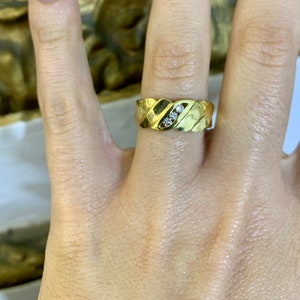 14kt Yellow Gold Channel-Set Diamond Band