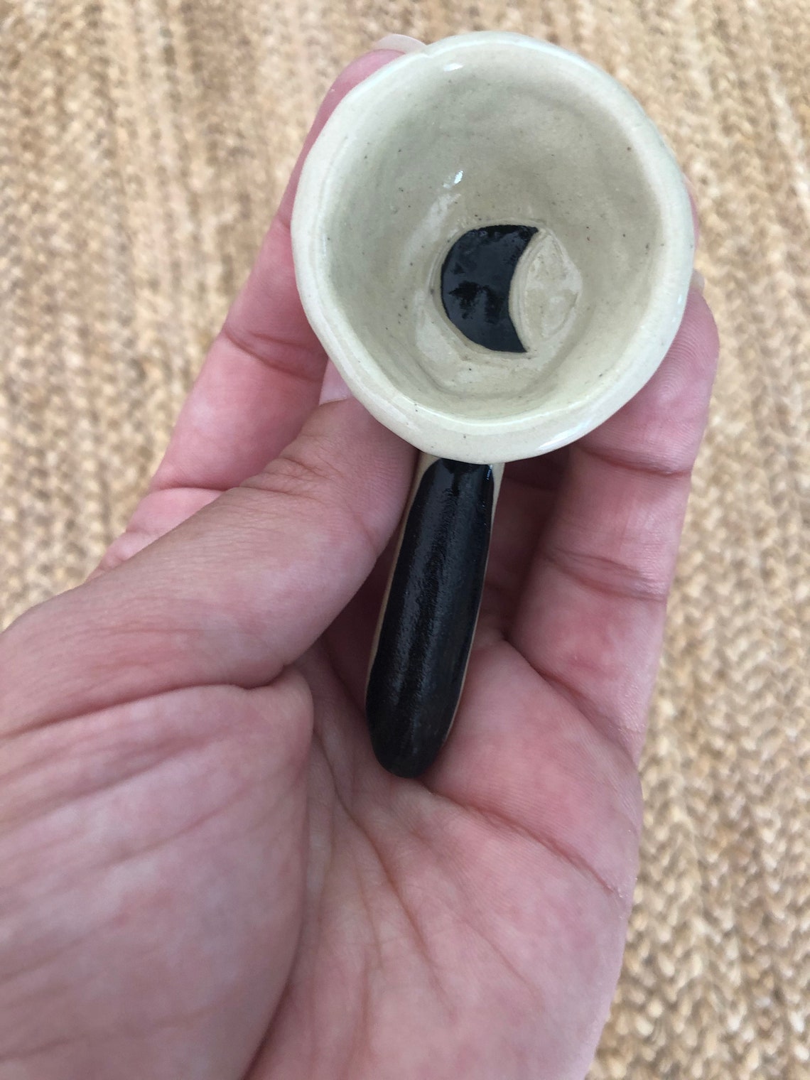 Moon Spoon Moon Scoop Burnt Thistle Ceramics Etsy