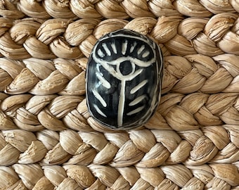 Scarab Talisman - Sacred Beetle Amulet | Burnt Thistle Ceramics