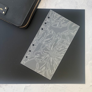 Floral ETCHED Planner Dash, Planner Dashboard