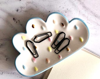 Black Coated Metal Coffin Paper Clips, Page Marker (5pcs)