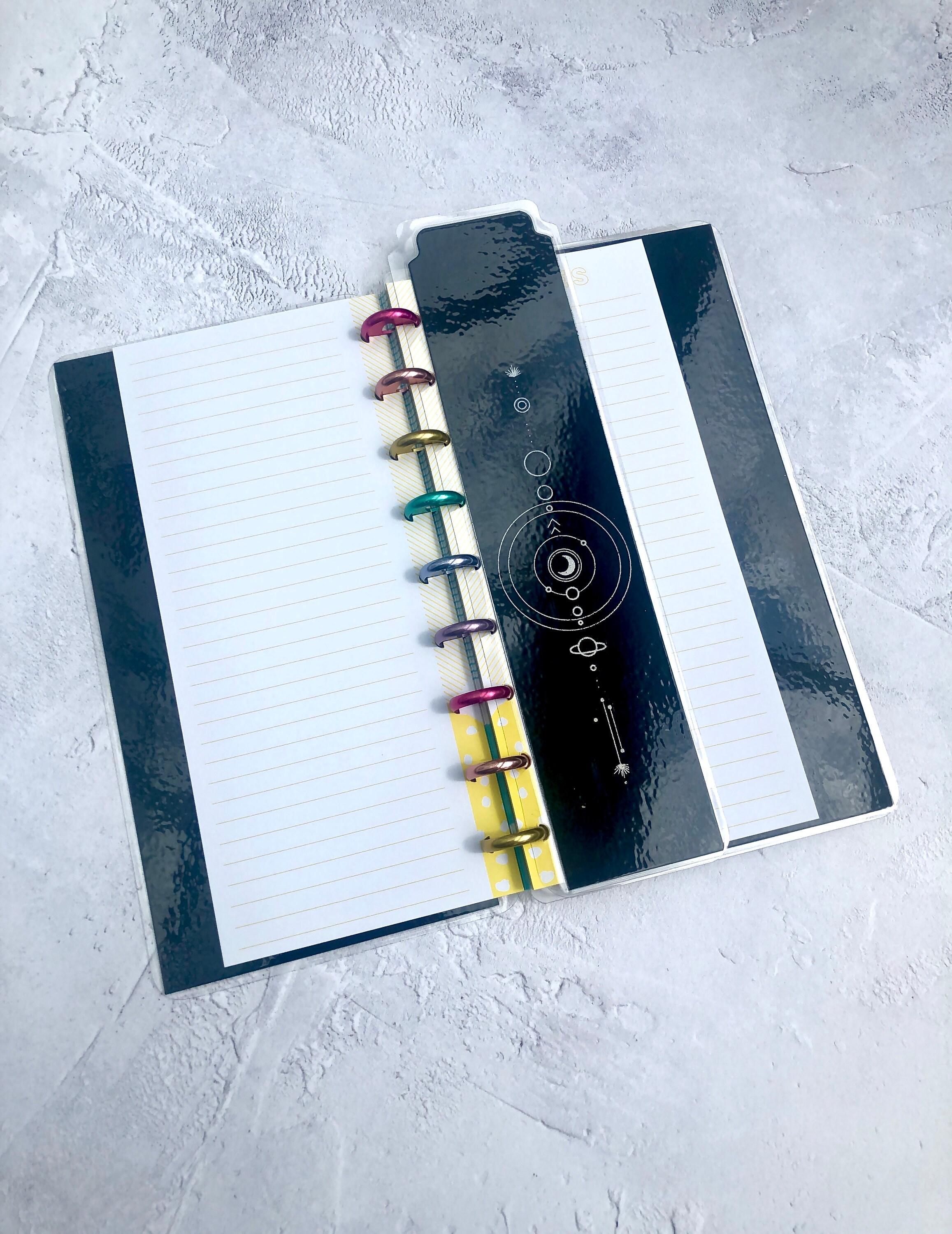 Astrology Happy Planner Cover Snap in Cover Foil Sun Moon and Etsy UK