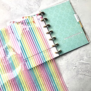 Candy Stripe Jelly Dashboard, Rings Jelly Dashboard, Happy Planner Jelly Dashboard, Planner Dashboard
