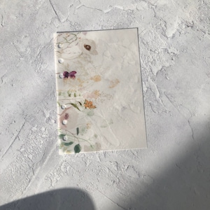 Delicate Floral Planner Dashboard, Vellum Dashboard