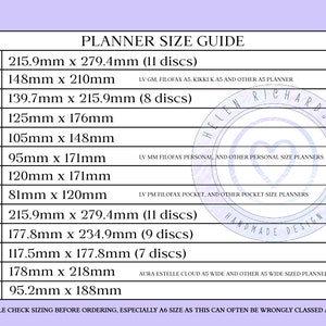 Floral Monogram ETCHED Planner Dash, Planner Dashboard image 7