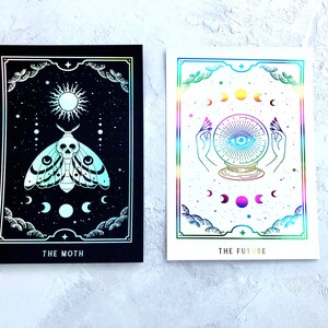 Tarot Inspired 'The Future' Planner Dashboard: Foiled Cardstock image 2