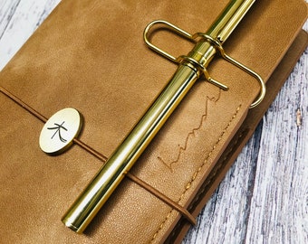 Minimalist Pen Clip for Travelers Notebook