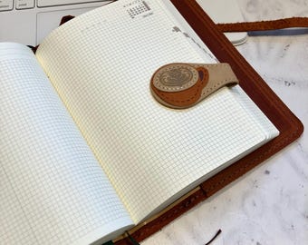 Segnalibro a forma di tazza da caffè: segnalibro magnetico in pelle vegana