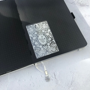 Zelfklevend plannerzakje, Gothic Love Design plannerzakje, wit, minimalistische planning