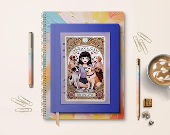 Dog Lover Tarot Card Planner Dashboard