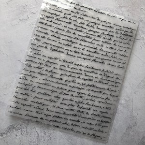 Fancy Writing Planner Cover: Clear Laminate, Snap-In image 6