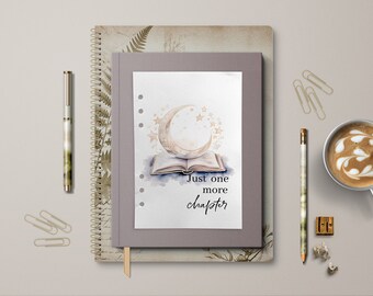 One More Chapter Reading Dashboard: Laminated Planner Dashboard