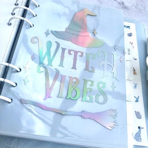 Witch vibes Planner dashboard, Halloween Planner
