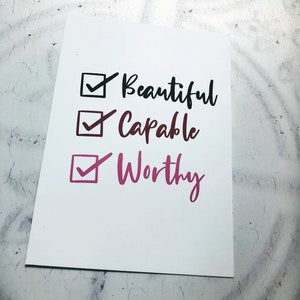Motivational Quote Planner dashboard - checklist