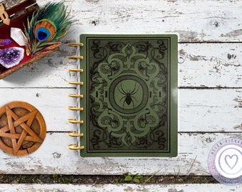 Spider Gothic Happy Planner Cover: Witchy Theme
