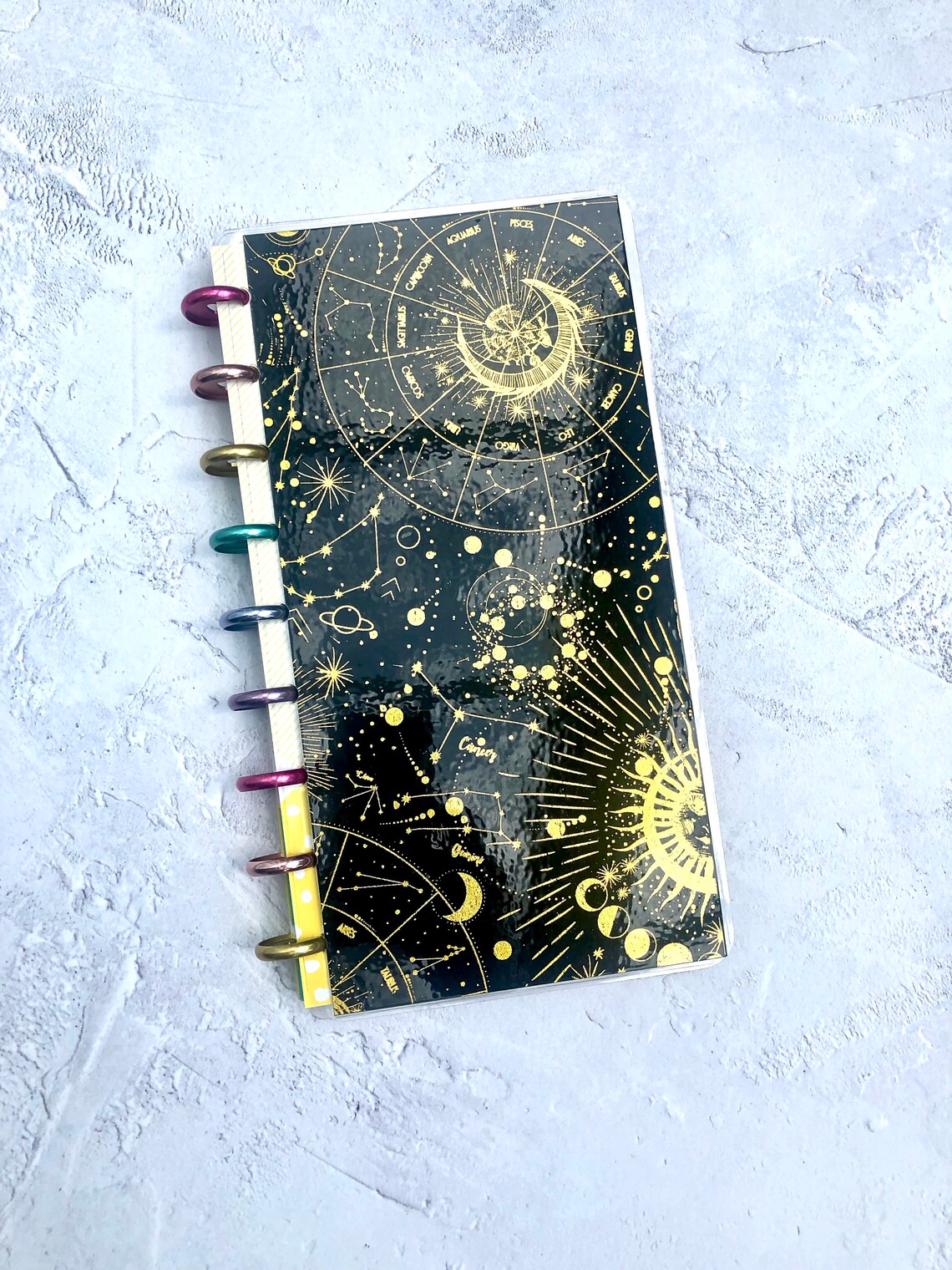 Planner Cover Happy Planner Cover Snap in Cover Foil Astrology Etsy