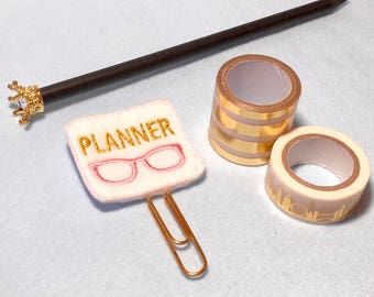 Felt Planner Clip, Bookmark, Paperclip Accessory