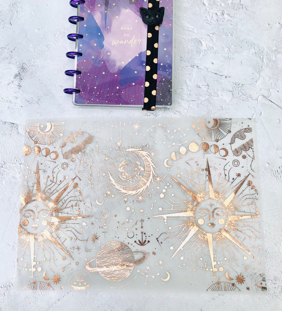 Astrological Foiled Vellum Sacred Geometry Star Signs Etsy UK