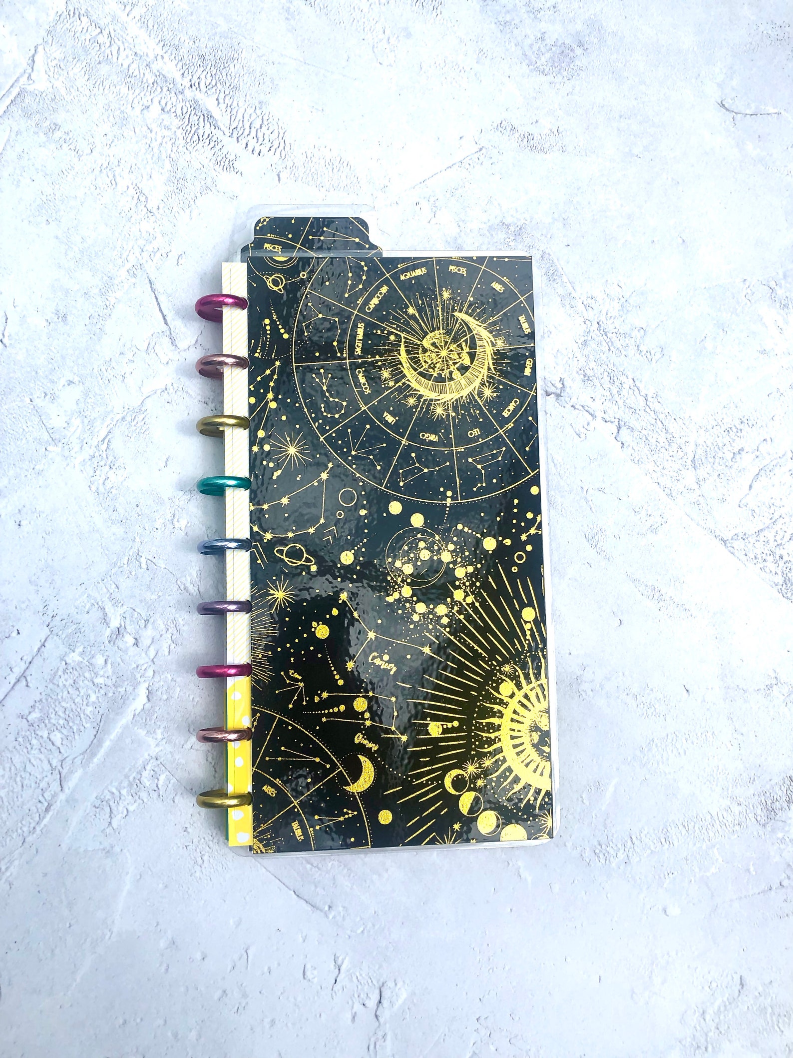 Planner Cover Happy Planner Cover Snap in Cover Foil Astrology Etsy