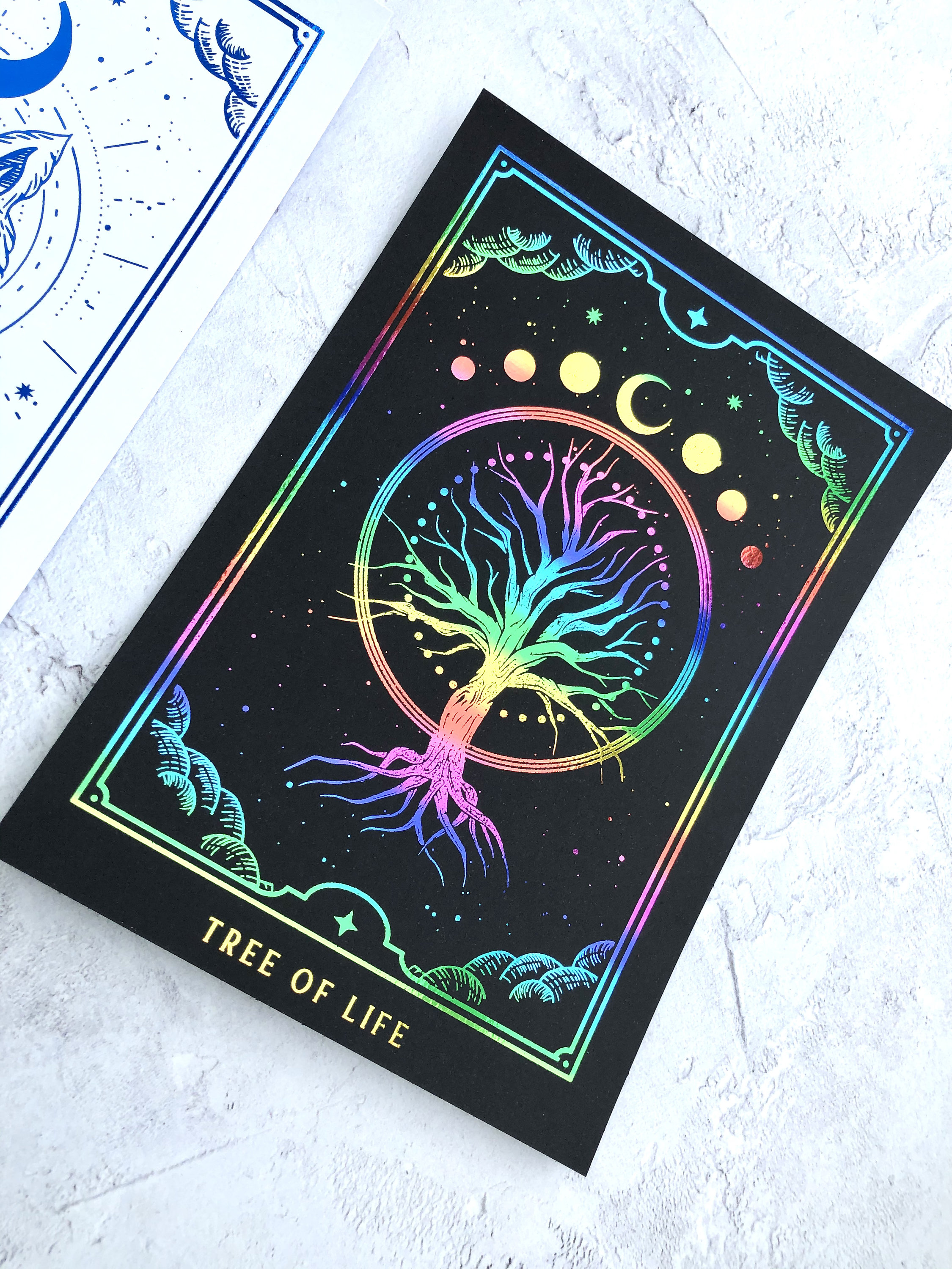 Tarot Design Tree Tarot Inspired Tree of Life Planner Dashboard Foiled - Etsy UK