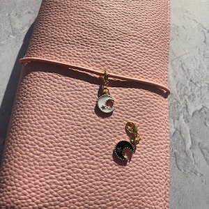Moon enamel Planner Charm, Charm, Planner Charm, Luxe Charm,
