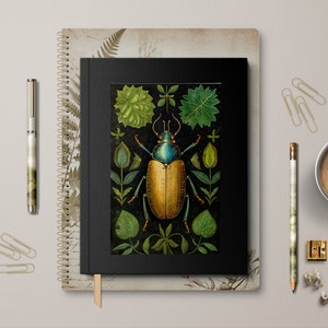Beetle Planner Dashboard: Handmade Laminated Cardstock