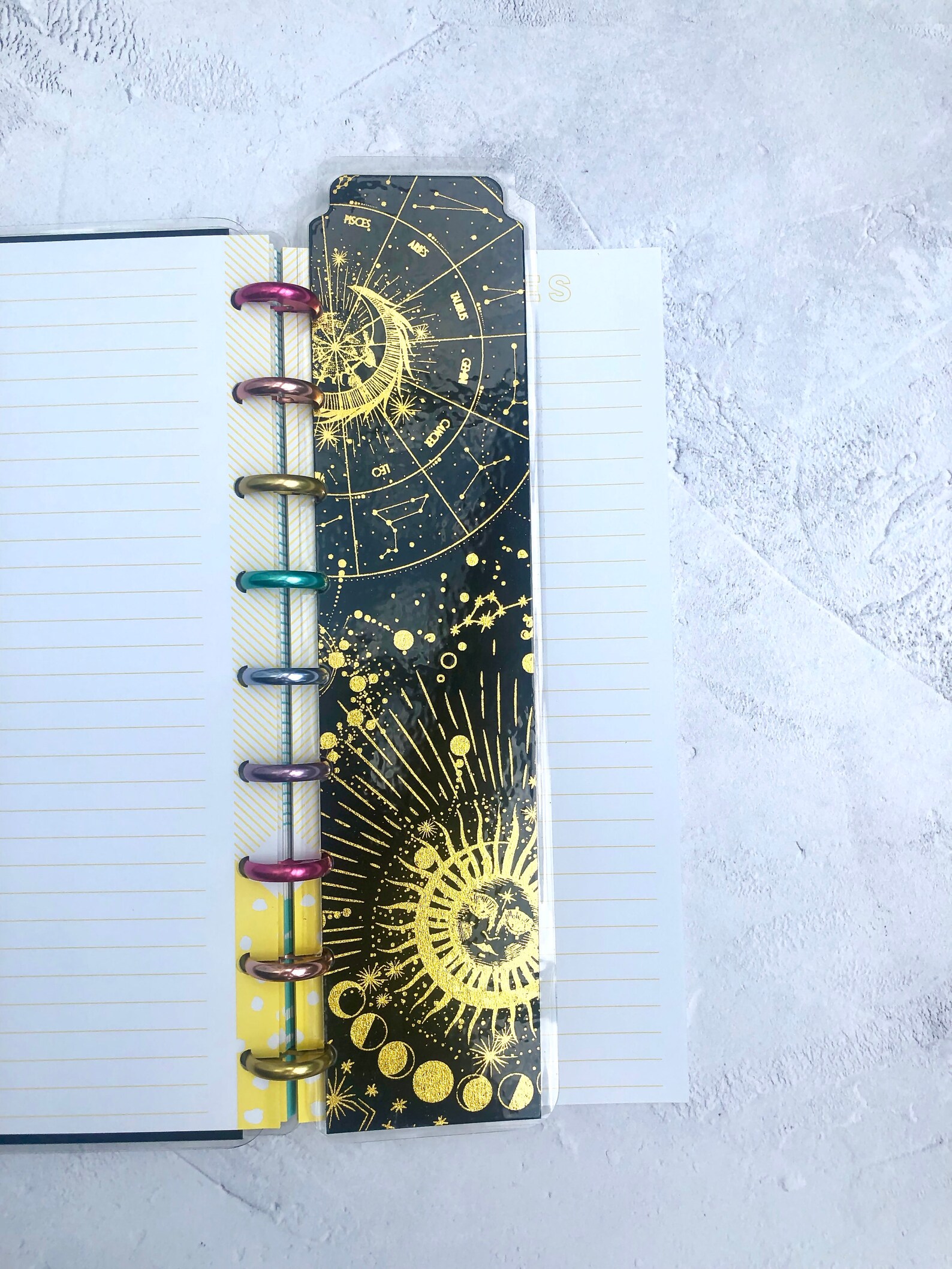 Planner Cover Happy Planner Cover Snap in Cover Foil Astrology Etsy