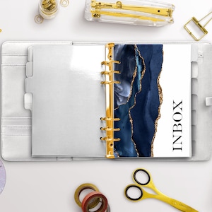 Navy agate Inbox Planner dashboard