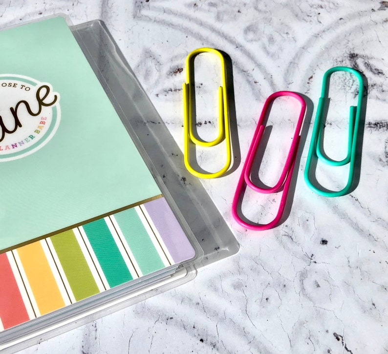 Jumbo Paper Clip Extra Large Paper Clip Bookmark Page Etsy