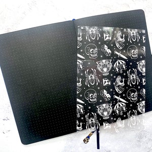 Tattoo Style White print Planner Dashboard ,Planner dashboard, WHITE PRINT