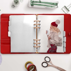 Winter Chills Planner dashboard, Chic Winter Girl